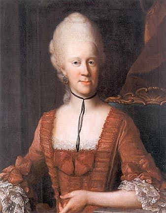 Portrait Herzogin Charlottes um 1775